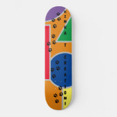 Meowzers Skateboardデッキ7 3/4" スケートボード (正面)