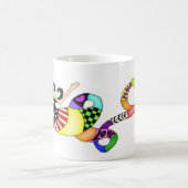 Merマグのカラフルの人魚 コーヒーマグカップ (中央)