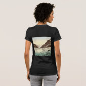 Mer de Glaceのモンブラン、シャモニーの谷、フランス Tシャツ (裏面フル)