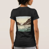 Mer de Glaceのモンブラン、シャモニーの谷、フランス Tシャツ (裏面)