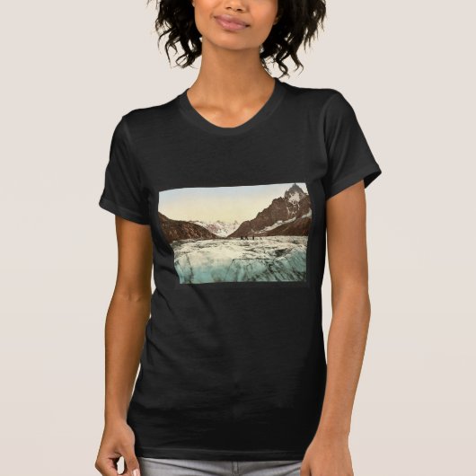 Mer de Glaceのモンブラン、シャモニーの谷、フランス Tシャツ (正面)