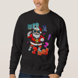 Mer rizz mas - クリスマスRizz おもしろサンタ スウェットシャツ