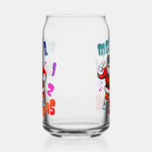 Mer rizz mas - Christmas Rizz funny Santa  ガラス缶 (右)