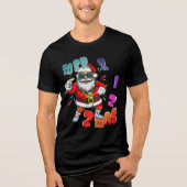 Mer rizz mas - Christmas Rizz funny Santa トライブレンドTシャツ (正面)