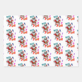 Mer rizz mas - Christmas Rizz funny Santa  ラッピングペーパーシート (正面3)