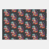 Mer rizz mas - Christmas Rizz funny Santa  ラッピングペーパーシート (正面)