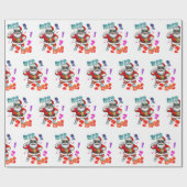 Mer rizz mas - Christmas Rizz funny Santa  ラッピングペーパー (フラット)