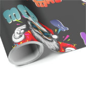 Mer rizz mas - Christmas Rizz funny Santa ラッピングペーパー (ロールコーナー)