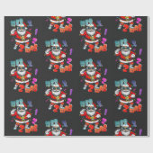 Mer rizz mas - Christmas Rizz funny Santa ラッピングペーパー (フラット)
