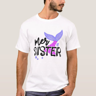 Mer-Sister-Shirt-Mermaid-Tail T+Shirt Tシャツ