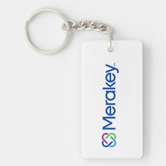 MerakeyのロゴKeychain キーホルダー (正面)