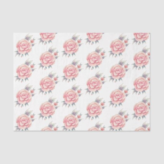 Meraki Pink Floral Series Design 5 薄葉紙 (正面)