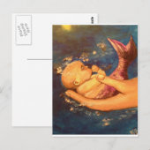 Merbaby at Night ポストカード (正面/裏面)