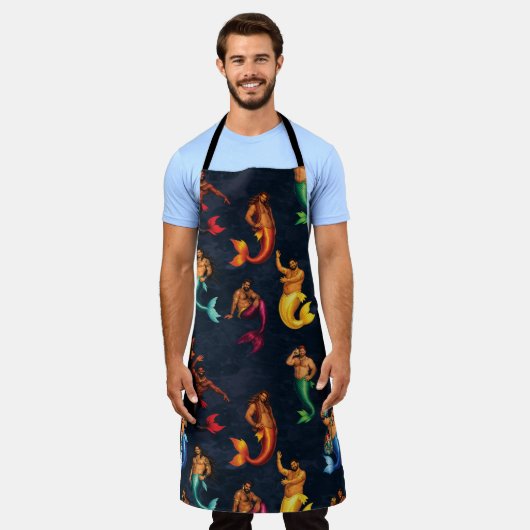 Merbear Lagoon エプロン (着用した状態)