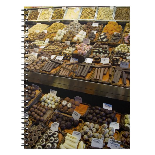 Mercat de Sant Josep、チョコレートキャンディ ノートブック (正面)