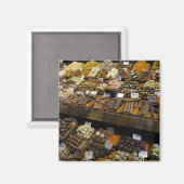 Mercat de Sant Josep、チョコレートキャンディ マグネット (正面/裏面)