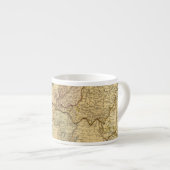 Mercatorsの投射の世界地図 エスプレッソカップ (正面右)