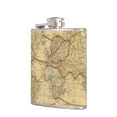 Mercatorsの投射の世界地図 フラスク (左)