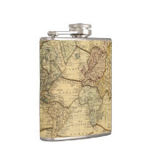 Mercatorsの投射の世界地図 フラスク (右)