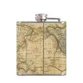 Mercatorsの投射の世界地図 フラスク (裏面)