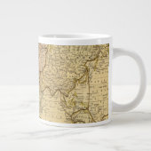 Mercators Projectionの世界地図 ジャンボコーヒーマグカップ (右)