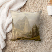 Mercedの川、ヨセミテの谷 クッション (ブランケット)