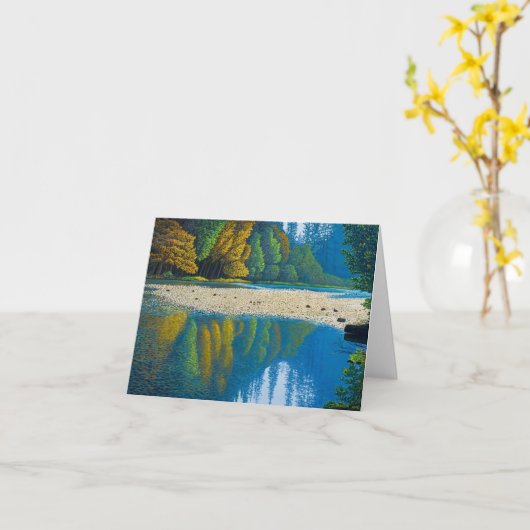 Mercedカードの朝 カード (黄色い花)