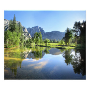 Merced Riverのヨセミテ滝 – ヨセミテバレー フォトプリント