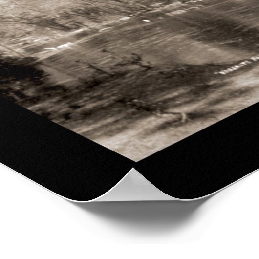 Merced River Yosemite写真1915 ポスター (角)