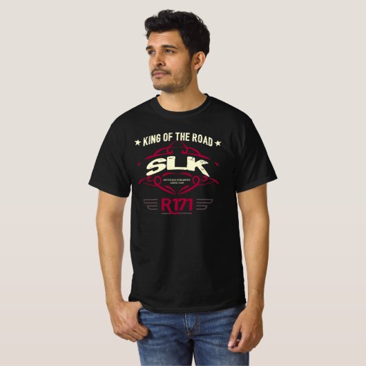 Mercedes SLK R171 - King of the Road Tシャツ (正面フル)
