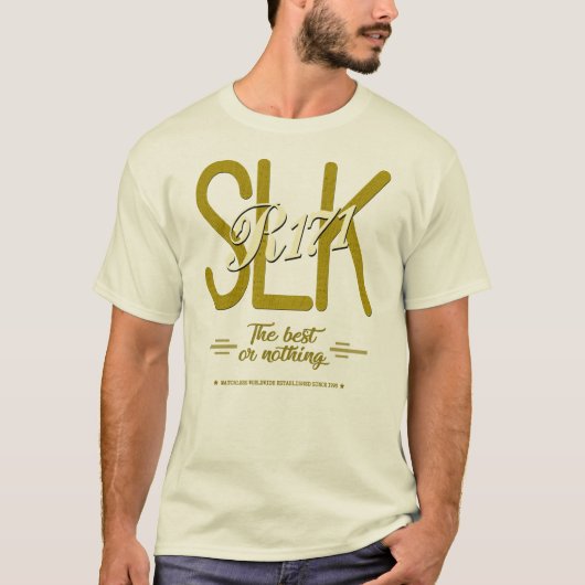 Mercedes SLK R171 - The best or nothing Tシャツ (正面)