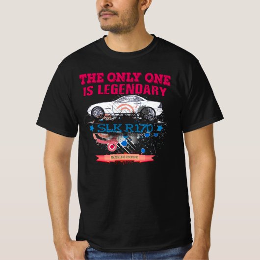 Mercedes SLK R 170 - The only one is Legendary Tシャツ (正面)