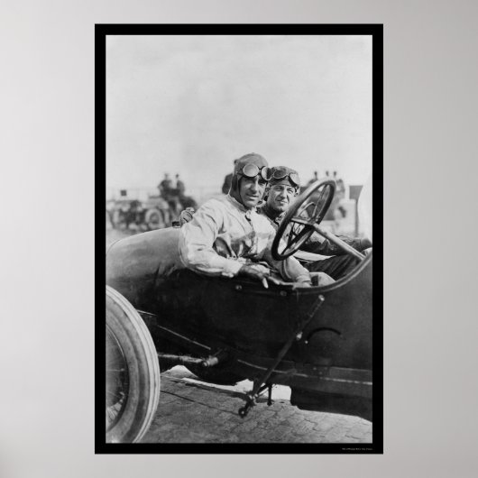 Mercerオートレースドライバ1916 ポスター (正面)