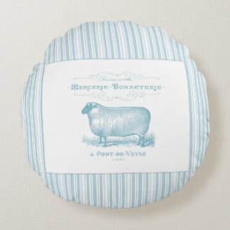 Mercerie Bonneterieのヒツジ ラウンドクッション