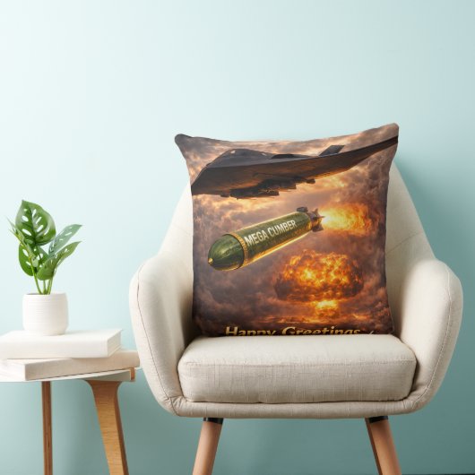 Merchant and mega cumber double sided throw pillow クッション (椅子)