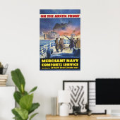 Merchant Navy Arctic Front Poster Great Britain ポスター (ホームオフィス)
