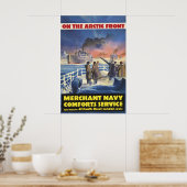 Merchant Navy Arctic Front Poster Great Britain ポスター (キッチン)