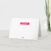 MERCIのフランス語によっては開花しますスケッチの挨拶が感謝していしています サンキューカード (裏面)