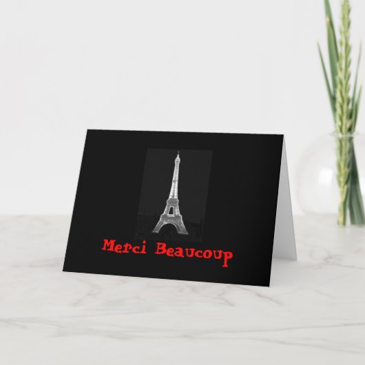 Merciエッフェルのサンキューカード サンキューカード (正面)
