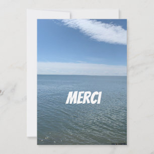 MERCIサンキューカード入フランスの力 サンキューカード