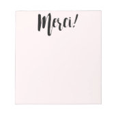 Merciメモ帳 ノートパッド (正面)