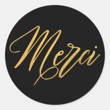 Merci金ゴールドエレガントサンキュー