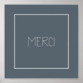 MERCI – ありがとう ポスター (正面)
