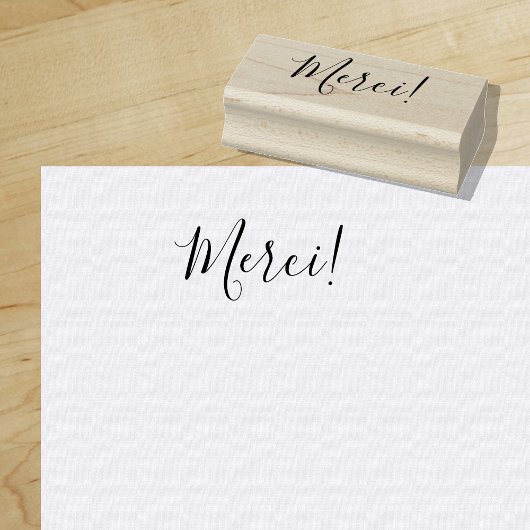Merci | フレンチ | エブリデイスタイル ラバースタンプ