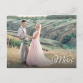 Merci Beacoup写真フランスのの結婚数 ポストカード (正面)