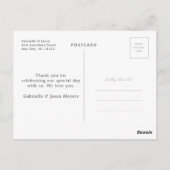 Merci Beaucoupの結婚ありがとうはがき ポストカード (裏面)