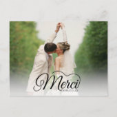 Merci Beaucoupの結婚写真ありがとう ポストカード (正面)