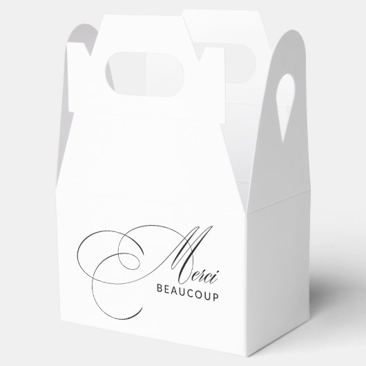 Merci Beaucoup書エレガント道ありがとう フェイバーボックス (オープン)