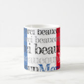 Merci beaucoup/はフランス語そんなに感謝していしています コーヒーマグカップ (中央)