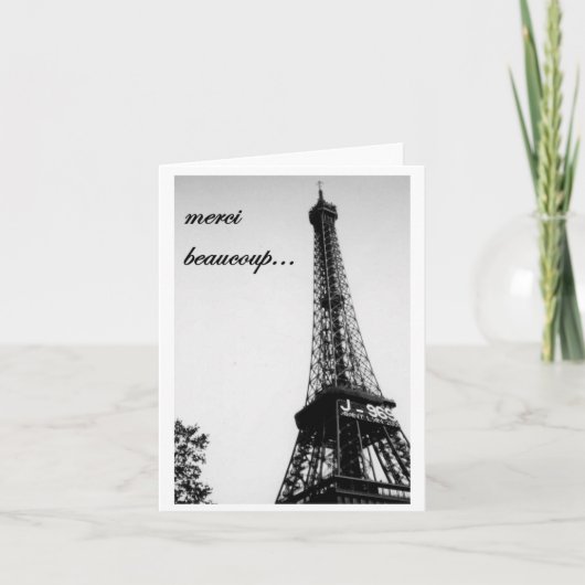 merci beaucoup 2 サンキューカード (正面)